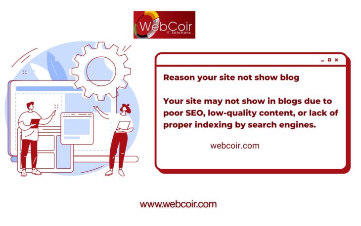 Reason your site not show blog